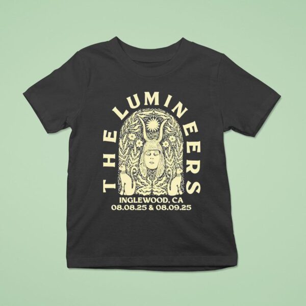 The Lumineers Aug Inglewood Ca Kia Forum T Shirt