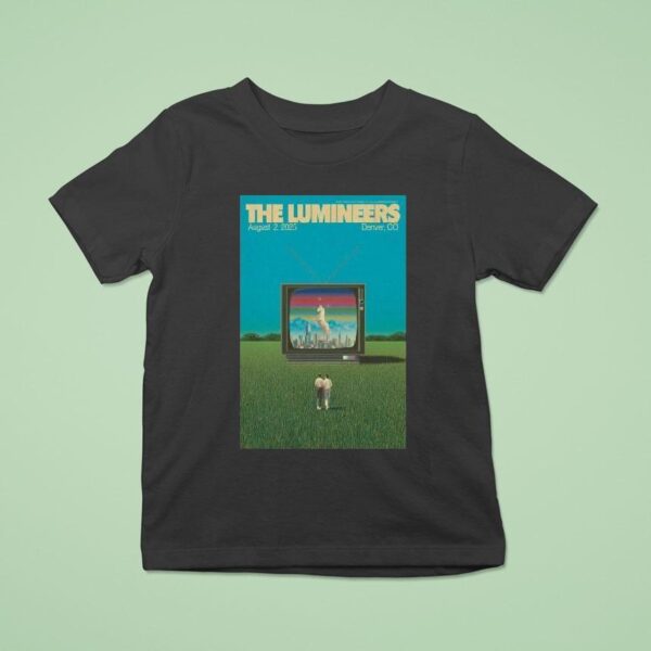 The Lumineers August Empower Field At Mile High Denver Co Tv Horse T Shirt