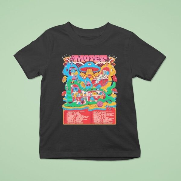 The Motet Summer Tour North American Cities Dates T Shirt