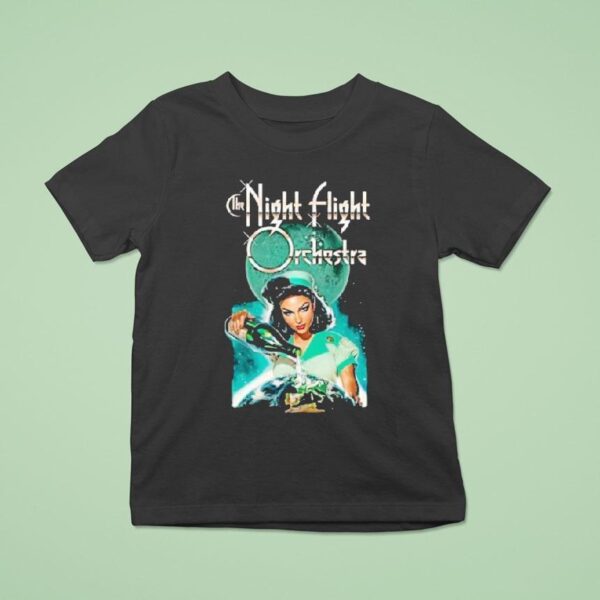 The Night Flight Orchestra Moon Over Australia Tour T Shirt