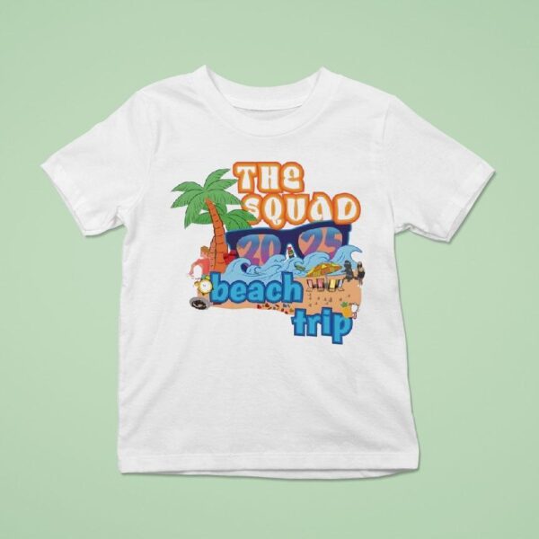 The Squad Beach Trip Cartoon T Shirt