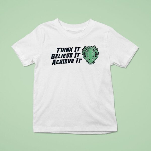 Think It Believe It Achieve It Archer Lodge Middle School Logo T Shirt