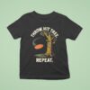 Throw Hit Tree Repeat Disc Golf T Shirt