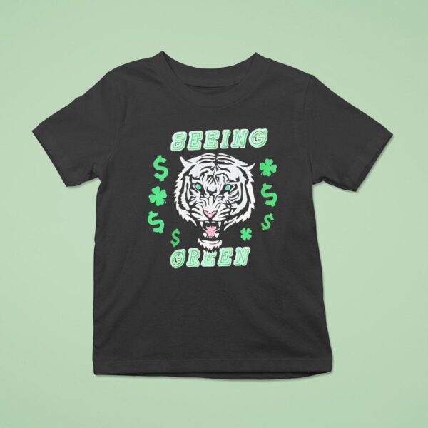 Tiger Seeing Green T Shirt