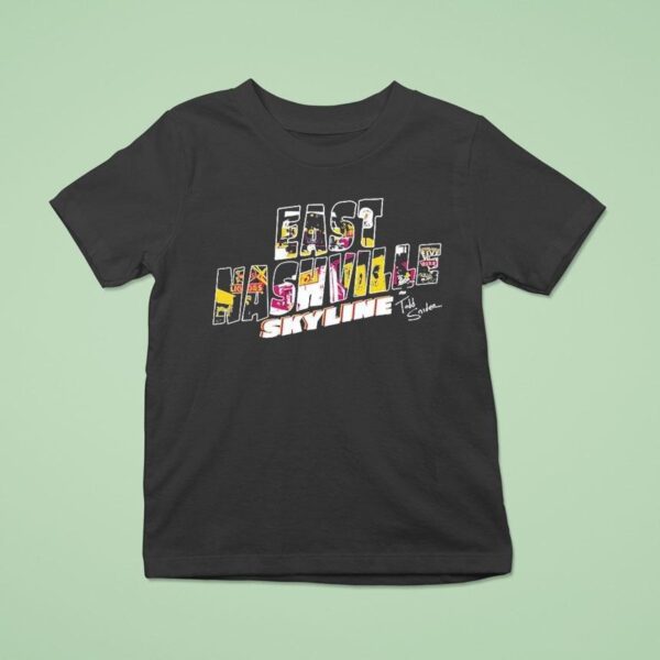 Todd Snider East Nashville Skyline T Shirt