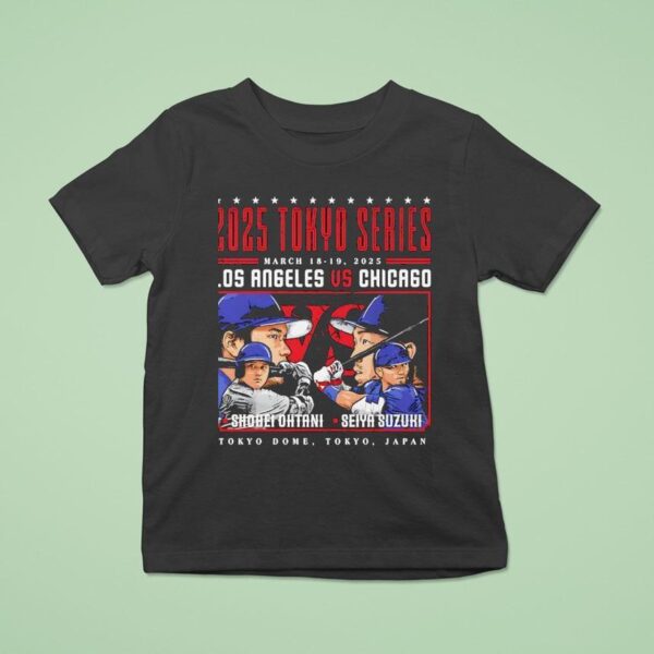 Tokyo Series Shohei Ohtani Vs Seiya Suzuki Comic T Shirt