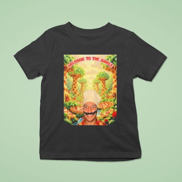 Tony Pepperoni Welcome To The Jungle Pizza S T Shirt
