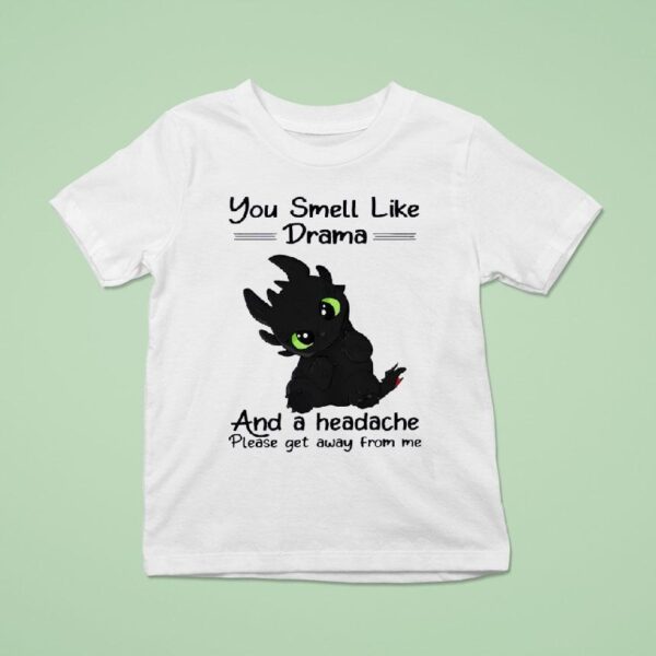 Toothless You Smell Like Drama And A Headache Please Get Away From Me T Shirt