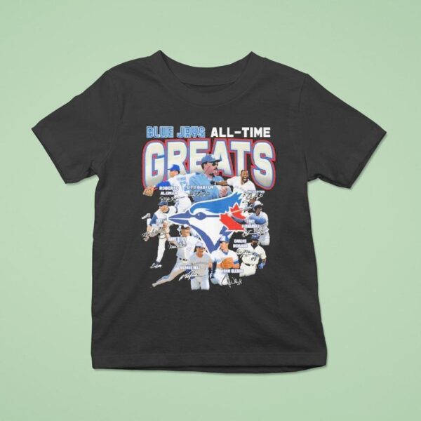 Toronto Blue Jays All Time Greats Signatures T Shirt