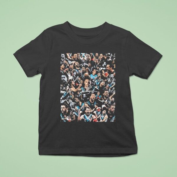 Travis Boak Retirement Port Adelaide T Shirt
