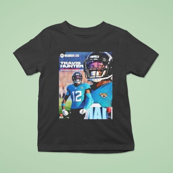 Travis Hunter Madden Nfl Jacksonville Jaguars Cornerback Wide Receiver American T Shirt