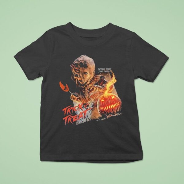 Trick R Treat Always Check Your Candy Sam Is Watching T Shirt
