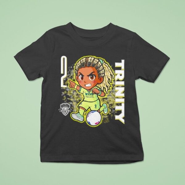 Trinity Rodman Washington Spirit National Women S Soccer League Chibi T Shirt