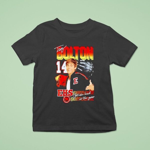 Troy Bolton Ehs Get Cha Head In The Game T Shirt