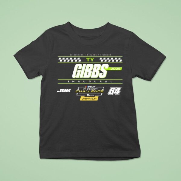 Ty Gibbs Inaugural Nascar Cup Series In Season T Shirt