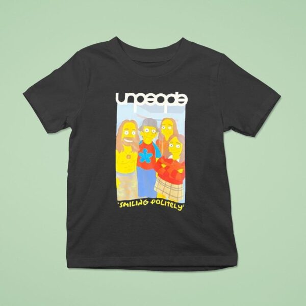 Unpeople Smiling Politely Cartoon T Shirt