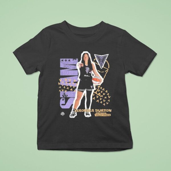 Veronica Burton Slam Golden State Valkyries Wnbpa T Shirt