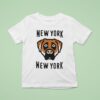 Victor Victor New York Dog Head T Shirt