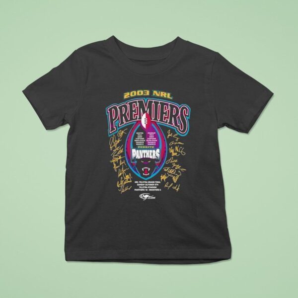 Vintage Penrith Panthers Nrl Premiers T Shirt