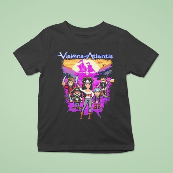 Visions Of Atlantis Bit Party Pirates T Shirt