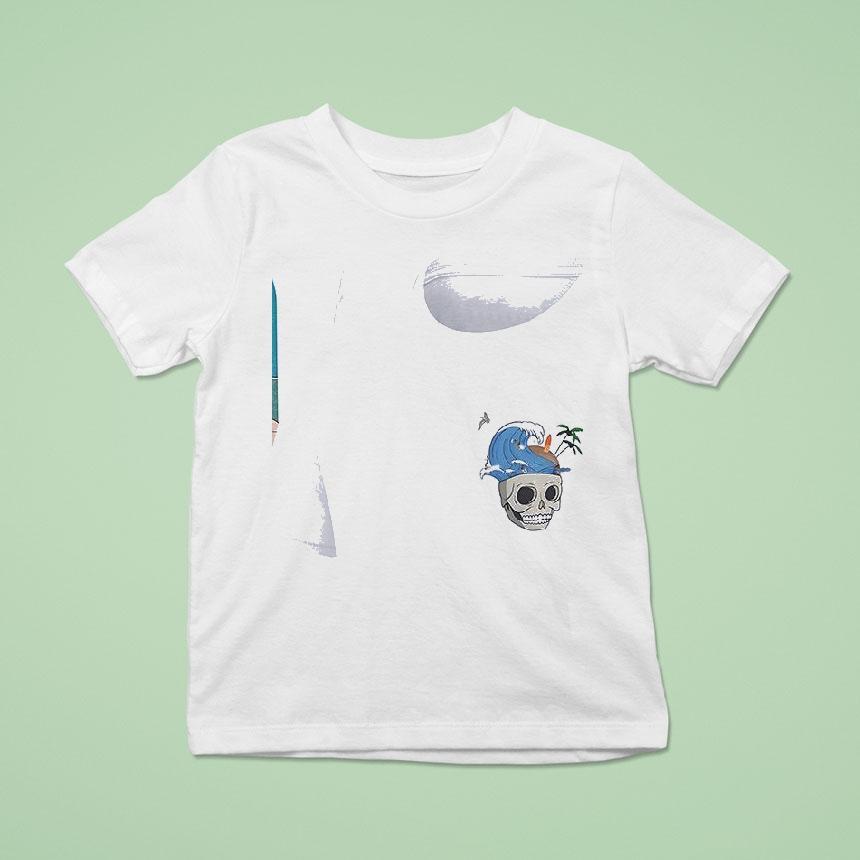 Visual Vibes Skull Logo T Shirt Visual Vibes Skull Logo T Shirt