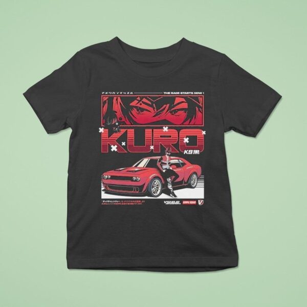 Vshojo X Senpai Squad Kuro The Race Starts Now T Shirt