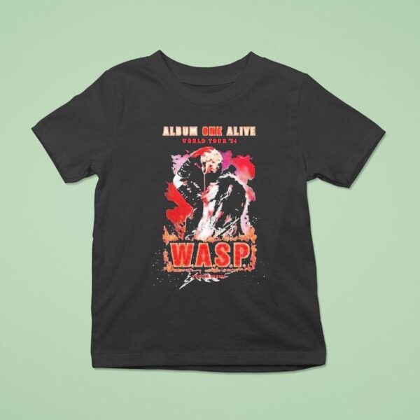 W A S P Album One Alive World Tour T Shirt
