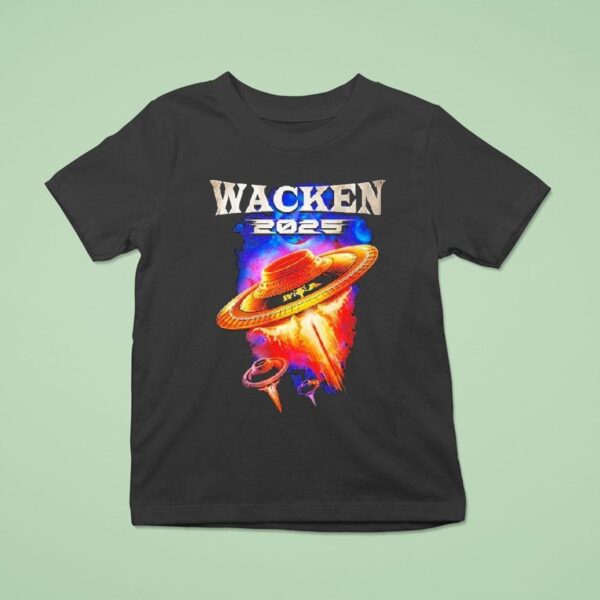 Wacken Years Of Metal Madness Saucer Ufo T Shirt