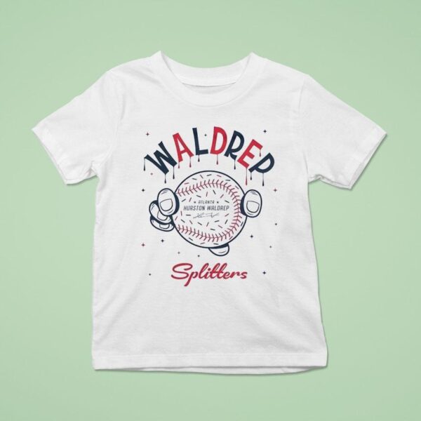 Waldrep Splitters Hurston Waldrep Atlanta Braves Baseball T Shirt