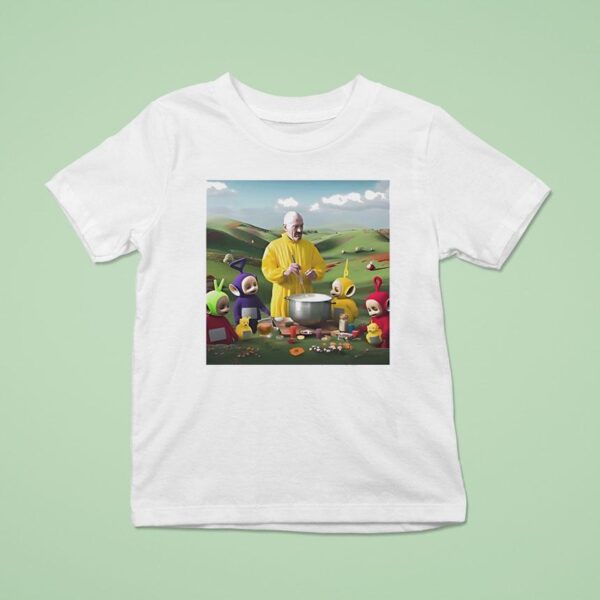 Walter White Breaking Bad Teletubbies Cartoon T Shirt