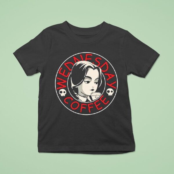 Wednesday Addams Coffee T Shirt