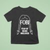 Wednesday Addams Fobi Fear Of Being Included T Shirt
