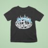 White Reaper Chrome Flame Logo T Shirt