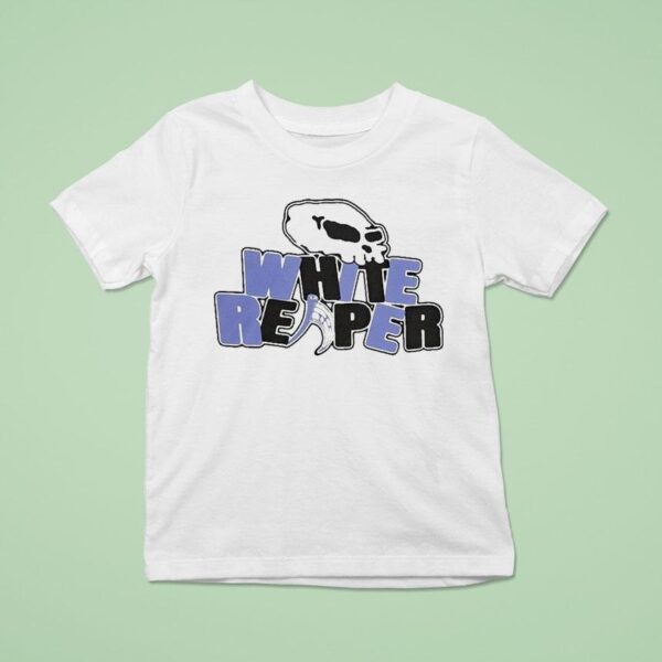 White Reaper Skull T Shirt