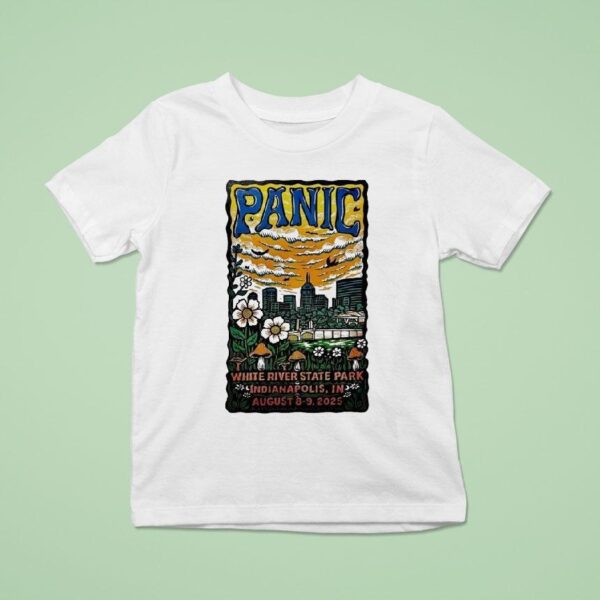 Widespread Panic Aug Everwise Amphitheater Indianapolis In Tour T Shirt