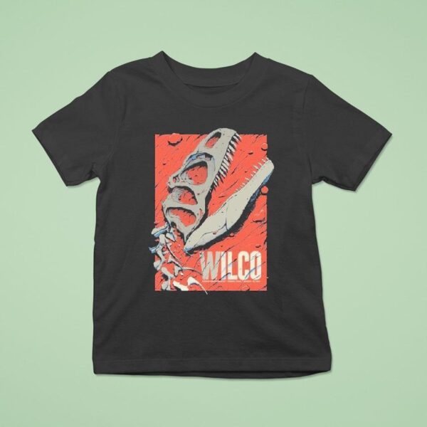 Wilco Ogden Utah At Ogden Amphitheater On August The T Rex Bones T Shirt