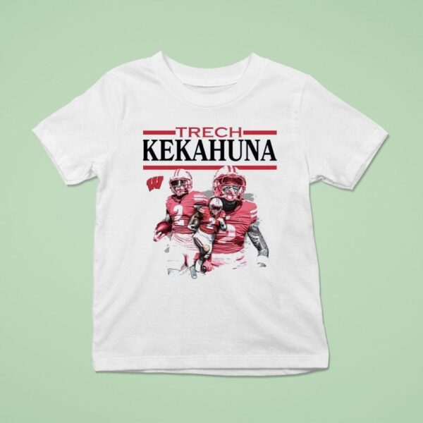Wisconsin Ncaa Football Trech Kekahuna T Shirt
