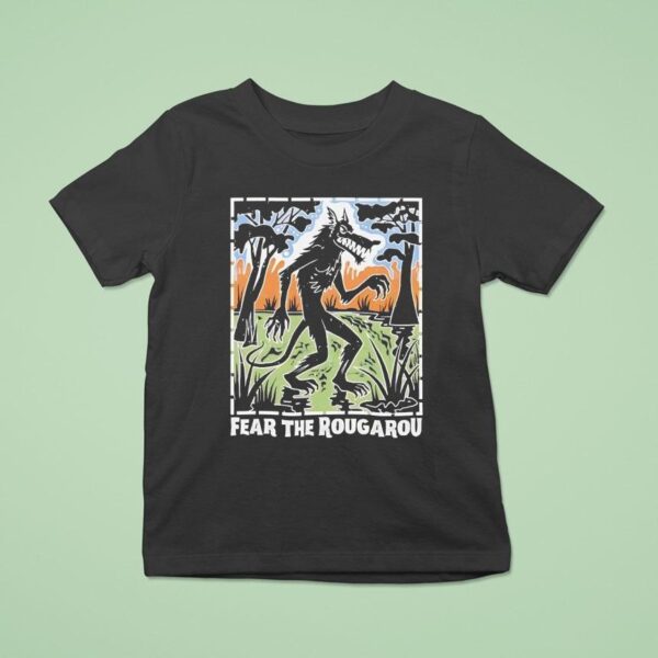 Wolf In Forest Fear The Rougarou T Shirt