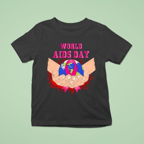 World Aids Day Earth Awareness T Shirt