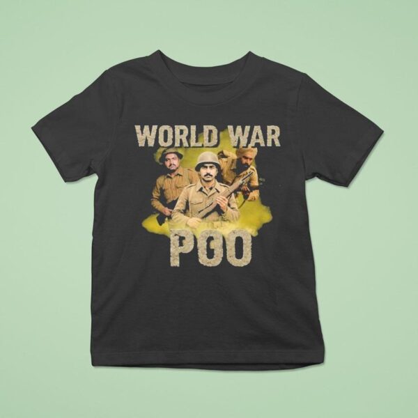 World War Poo Soldier Raag Desh T Shirt