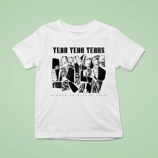 Yeah Yeah Yeahs Hidden In Pieces Tour Faces S T Shirt