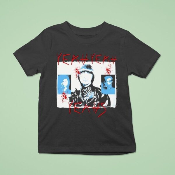 Yeah Yeah Yeahs Spitting Off The Edge Of The World Blood T Shirt