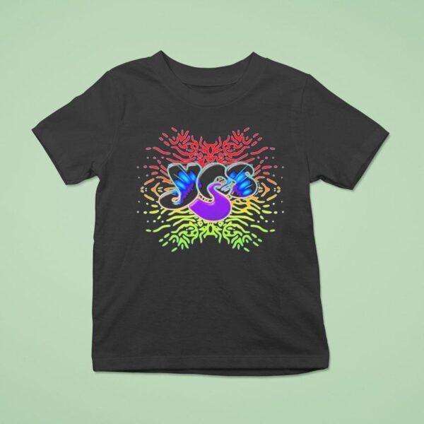 Yes Rainbow Abstract Logo Tour T Shirt