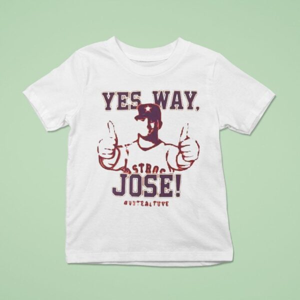 Yes Way Jose Altuve Houston Astros All Star Mlb Votealtuve T Shirt