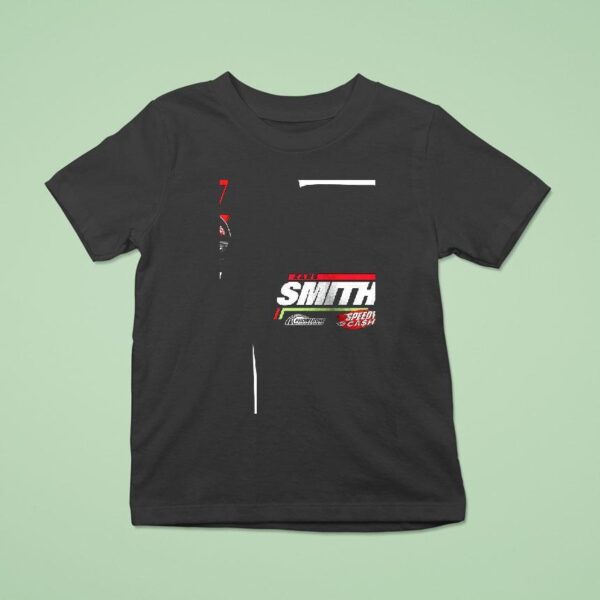 Zane Smith Front Row Motorsports Speedy Cash Car Graphite T Shirt
