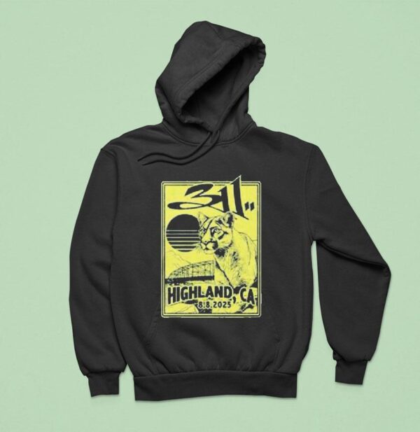 Highland California Concert At Yaamava Theater At Yaamava Resort And Casino On August Lion Hoodie
