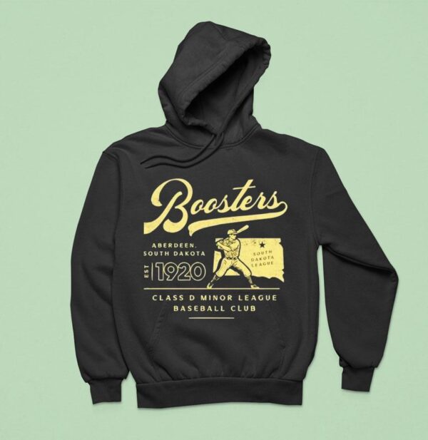 Aberdeen Boosters South Dakota Vintage Defunct Baseball Teams Hoodie