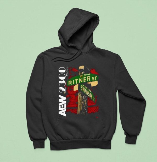 Aew Philadelphia Street Sign Hoodie