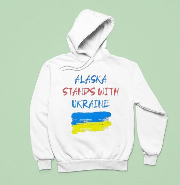 Alaska Stand With Ukraine Trump Putin Hoodie