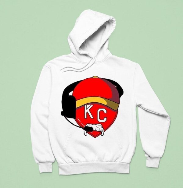 Andy Reid Kansas City Chiefs Coach Mustache Hear Hoodie